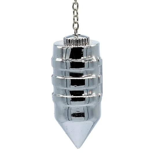 Pendule Atlantis en Laiton Chromé