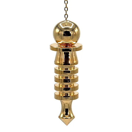 Pendule en Laiton Plaqué Or
