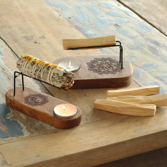 Petit Brûleur Palo Santo - Bois de Teck