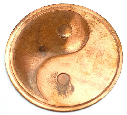 Pin's de poche Yin-Yang Cuivre 4cm
